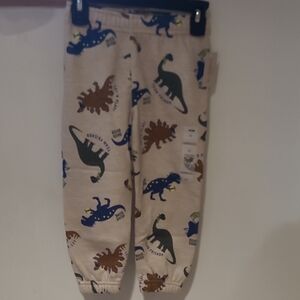 Garanimals Beige Dinosaur Print Joggers